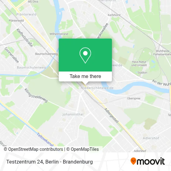 Testzentrum 24 map