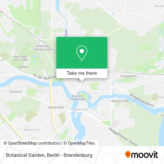 Botanischer Garten map