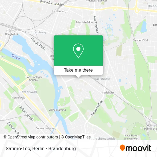 Satimo-Tec map