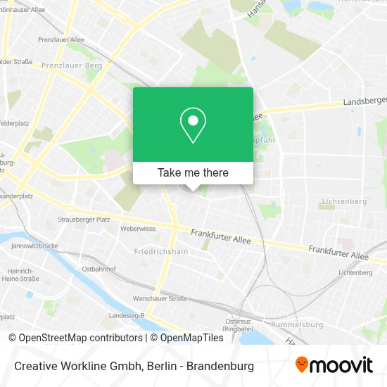 Creative Workline Gmbh map