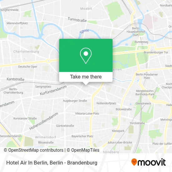 Hotel Air In Berlin map