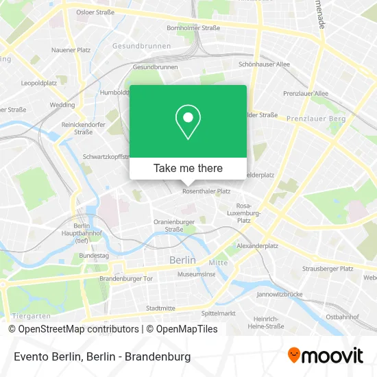 Evento Berlin map