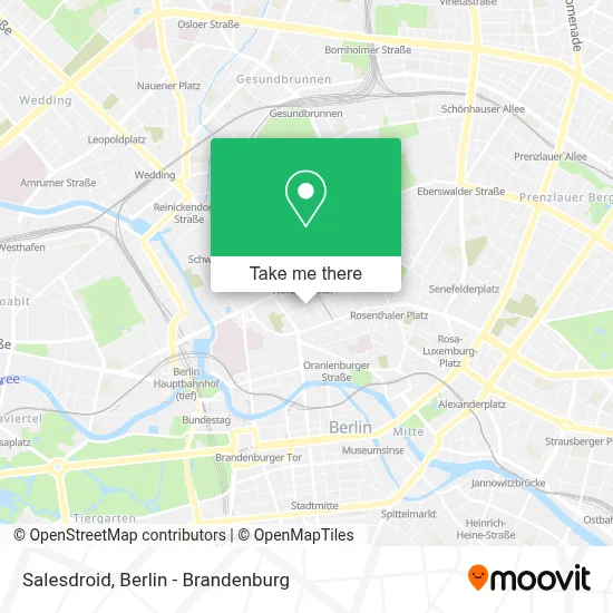 Salesdroid map