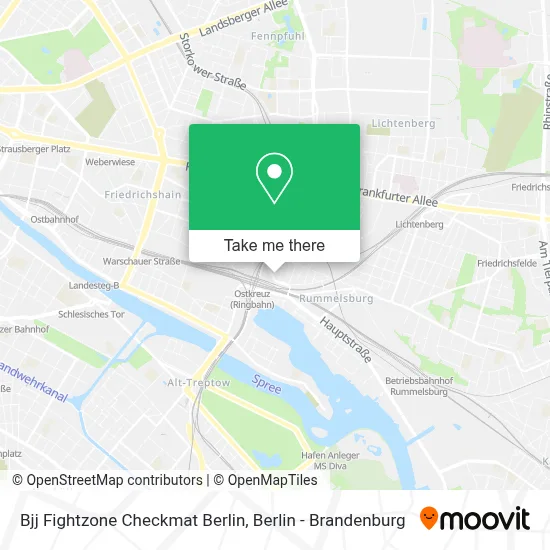 Bjj Fightzone Checkmat Berlin map