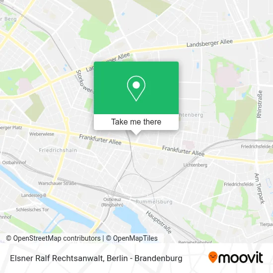 Elsner Ralf Rechtsanwalt map