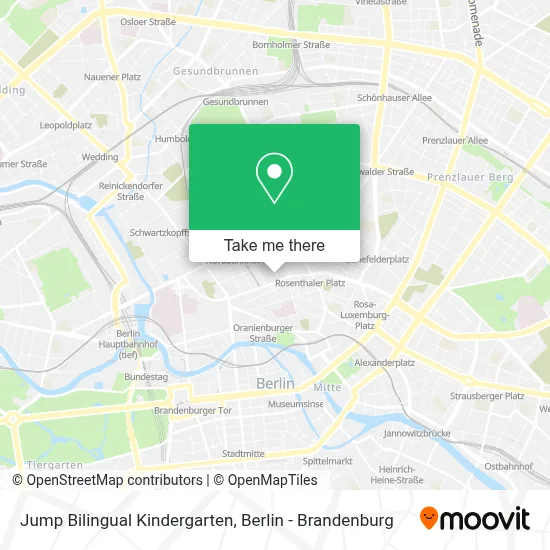 Jump Bilingual Kindergarten map