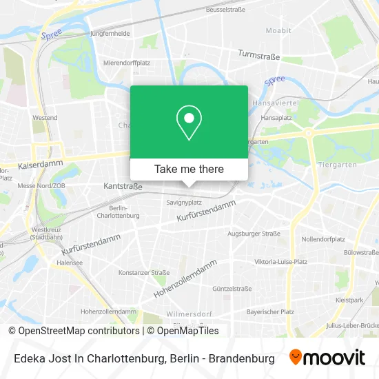 Edeka Jost In Charlottenburg map