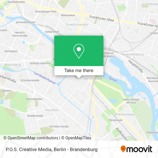 P.O.S. Creative Media map