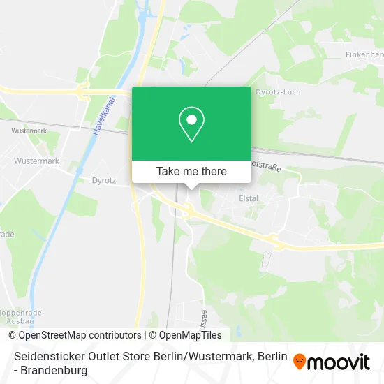Seidensticker Outlet Store Berlin / Wustermark map