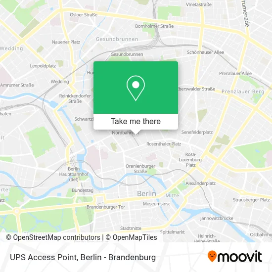 Ups Access Point map