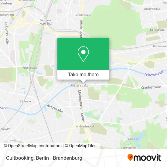 Cultbooking map