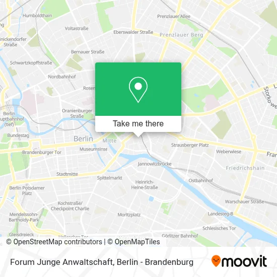 Forum Junge Anwaltschaft map