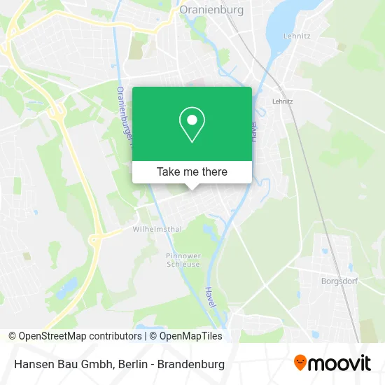 Hansen Bau Gmbh map