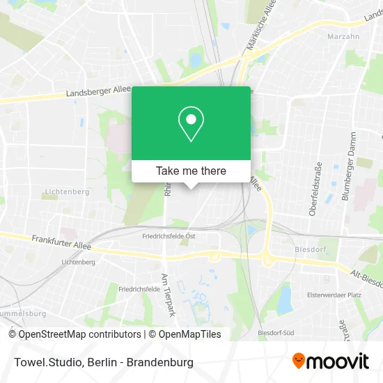 Towel.Studio map