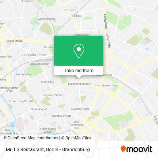 Mr. Le Restaurant map