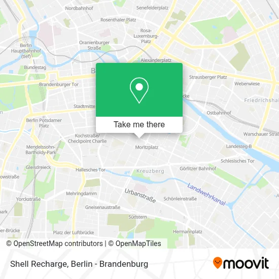 Shell Recharge map