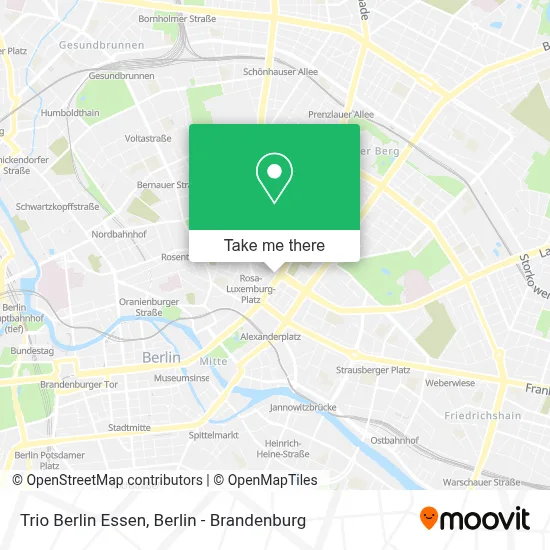 Trio Berlin Essen map