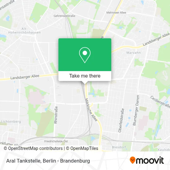 Aral Tankstelle map