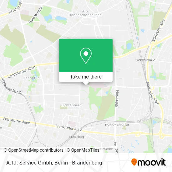 A.T.I. Service Gmbh map