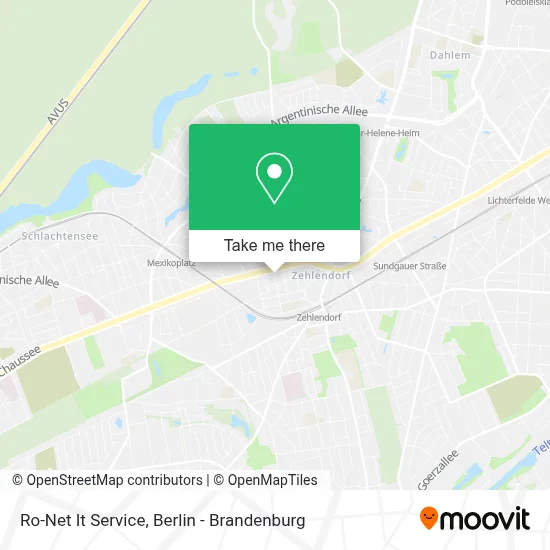 Ro-Net It Service map