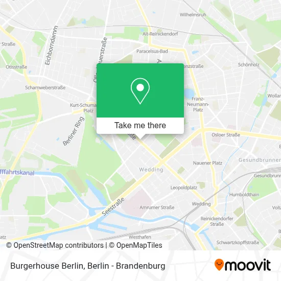 Burgerhouse Berlin map