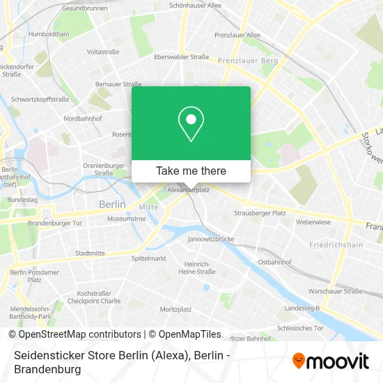 Seidensticker Store Berlin (Alexa) map