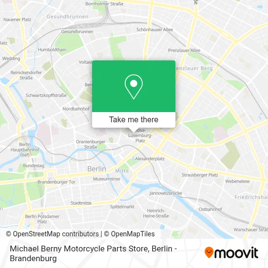 Michael Berny Motorcycle Parts Store map