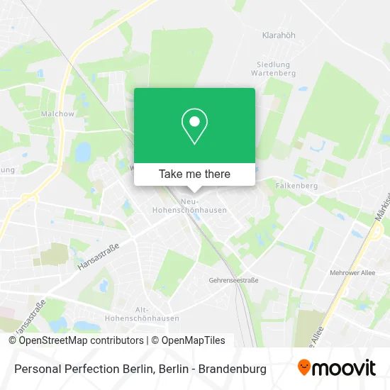 Personal Perfection Berlin map