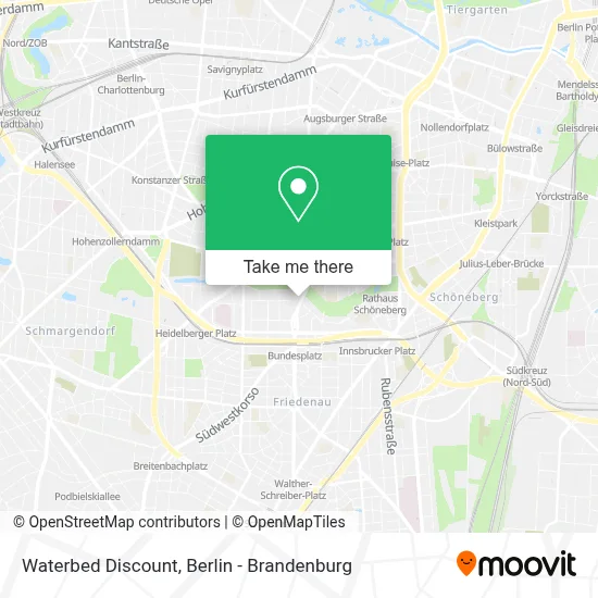 Waterbed Discount map