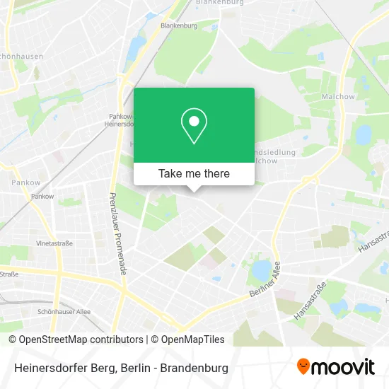 Heinersdorfer Berg map