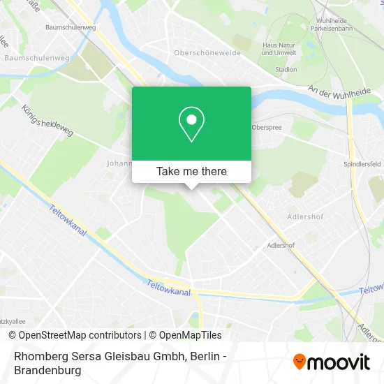 Rhomberg Sersa Gleisbau Gmbh map