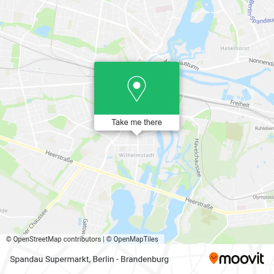 Spandau Supermarkt map