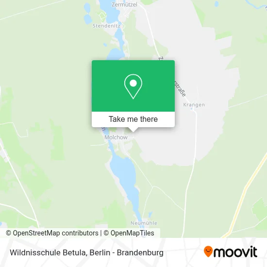 Wildnisschule Betula map