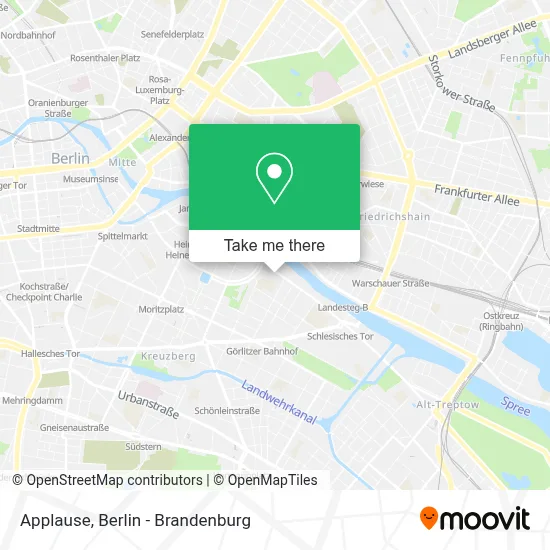 Applause map