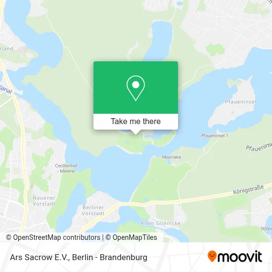 Ars Sacrow E.V. map