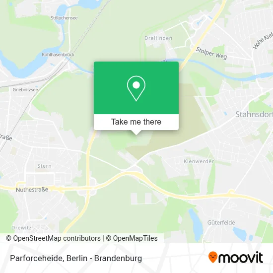 Parforceheide map