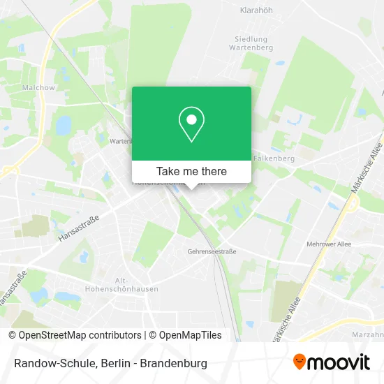 Randow-Schule map