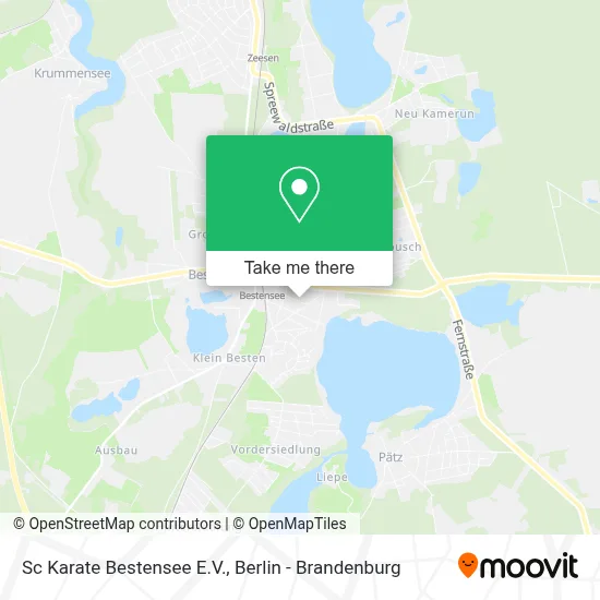 Sc Karate Bestensee E.V. map