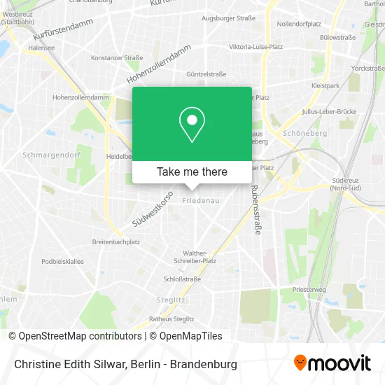 Christine Edith Silwar map