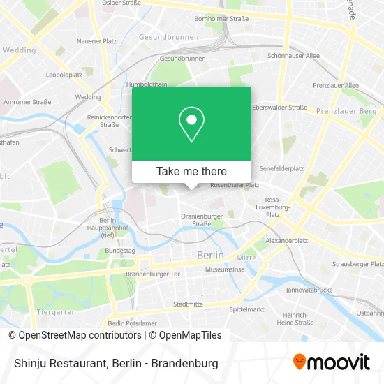 Shinju Restaurant map
