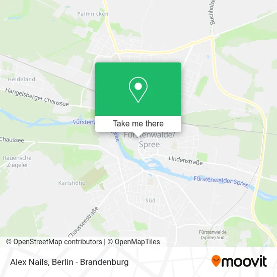 Alex Nails map