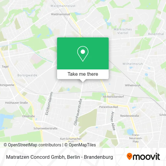 Matratzen Concord Gmbh map