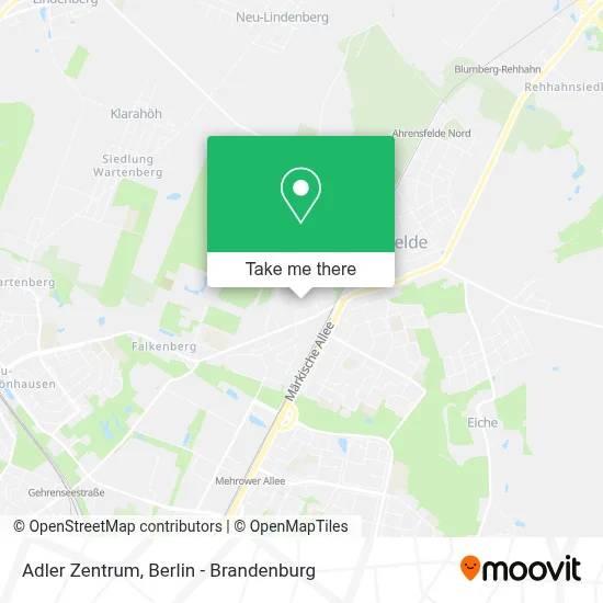 Adler Zentrum map