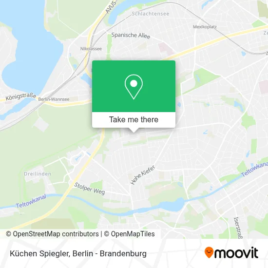 Küchen Spiegler map