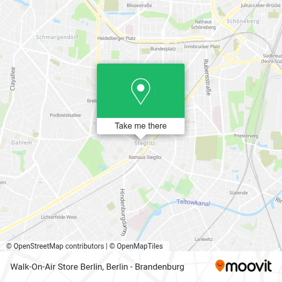 Walk-On-Air Store Berlin map