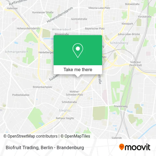 Biofruit Trading map