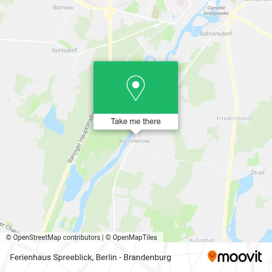 Ferienhaus Spreeblick map
