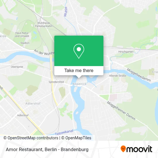Amor Restaurant map