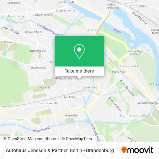 Autohaus Jenssen & Partner map