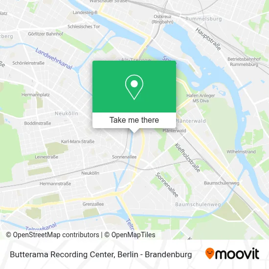 Butterama Recording Center map